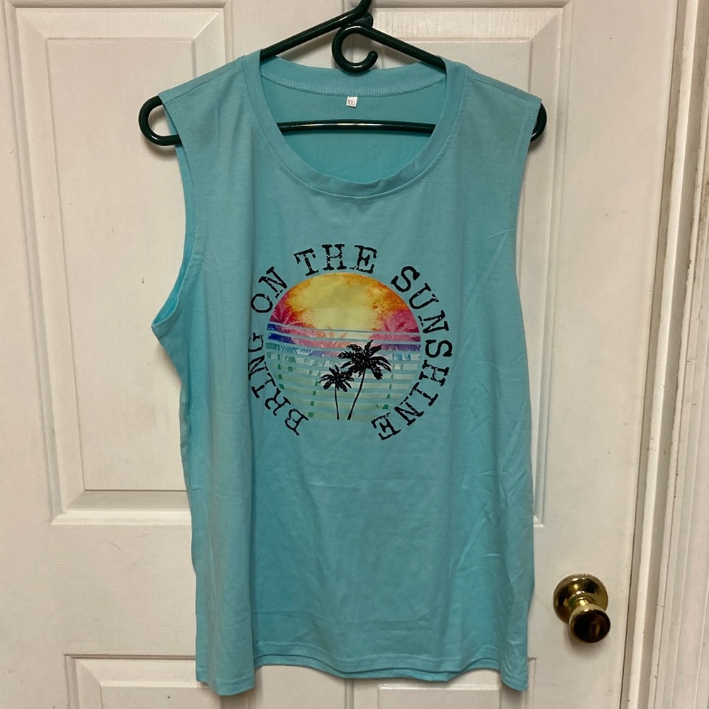 3/$20 bundle and save Women's Sleeveless Top - Blue